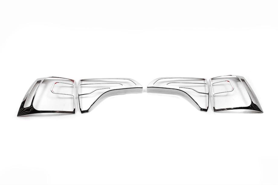 Kia Sorento II XM 2009-2014 Chrome Tail Light Covers (2013+) Image