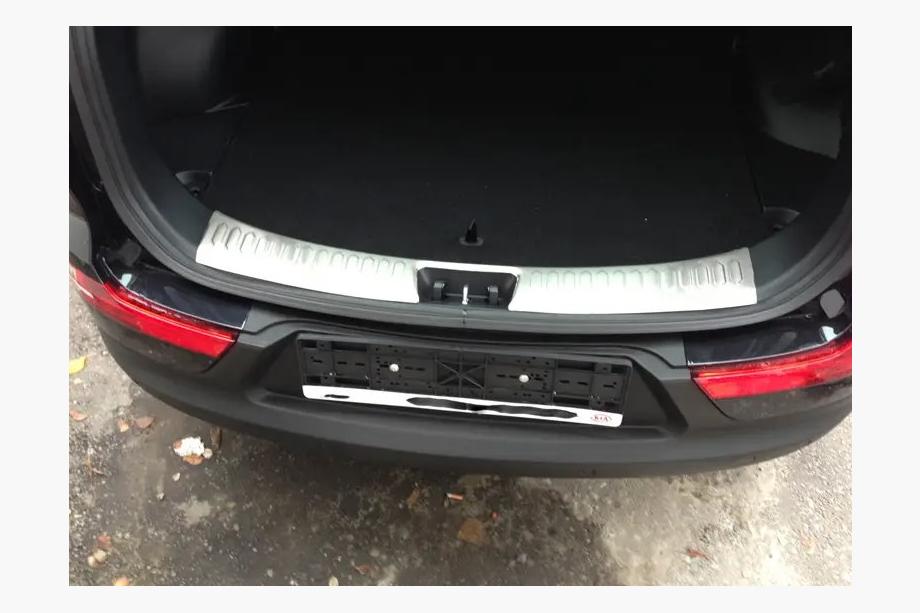 Kia Sportage 2010-2015 Trunk Sill Protector Libao (Stainless Steel) Image