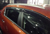 Kia Sportage 2010-2015 Chrome Window Deflectors (4 pcs, Libao) photo 3