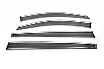 Kia Sportage 2010-2015 Chrome Window Deflectors (4 pcs, Libao) photo 2