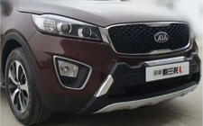 Kia Sorento III UM 2014-2020 Front bumper protector Libao V1 photo 5