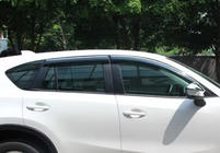 Mazda CX-5 2012-2017 Chrome Window Deflectors (4 pcs, Libao) photo 4