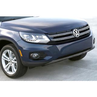 Front lip 2007-2010 (stainless steel) Volkswagen Tiguan 2007-2016 photo 1