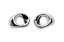 Mitsubishi Outlander 2012-2021 Chrome Fog Light Covers Libao 2015-2021 (Plastic) photo 3