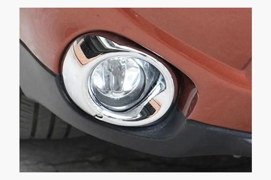 Mitsubishi Outlander 2012-2021 Chrome Fog Light Covers Libao 2015-2021 (Plastic) Image