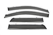 Mitsubishi ASX 2010-2023 Chrome Window Deflectors (4 pcs, Libao) photo 1
