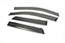 Mitsubishi ASX 2010-2023 Chrome Window Deflectors (4 pcs, Libao) photo 2