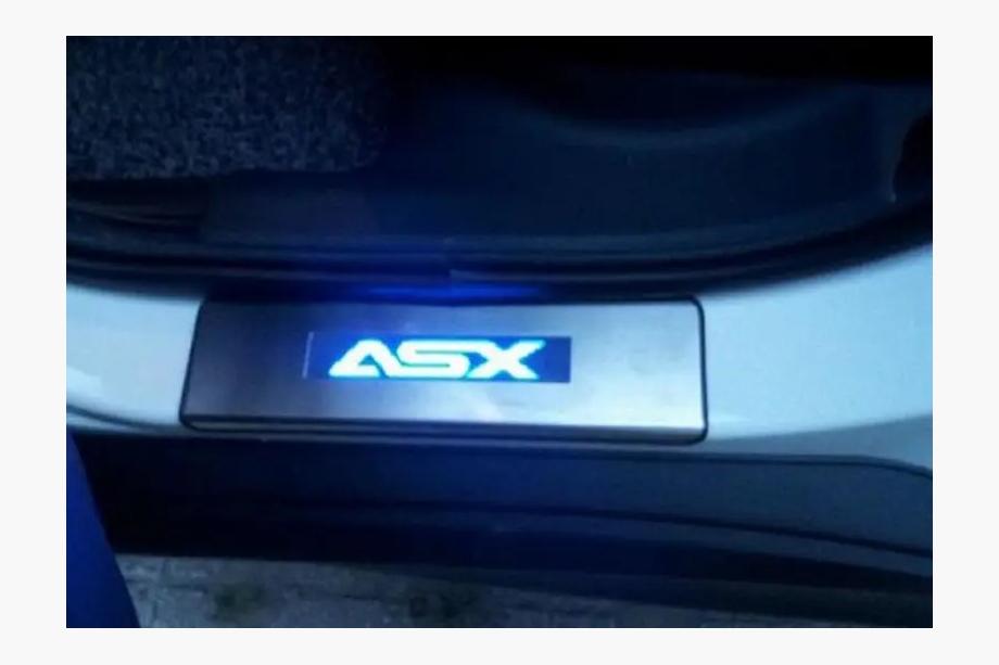 Mitsubishi ASX 2010-2023 Libao LED Door Sill Plates (4 pcs, Stainless Steel) Photo 3