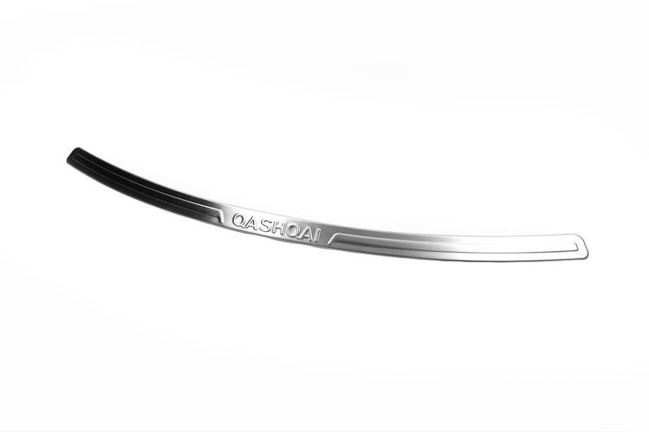 Nissan Qashqai 2010-2014 Rear Bumper Protector Libao Stainless Steel Image