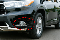 Toyota Highlander 2013-2019 Fog Light Covers Libao (2013-2016 ABS) photo 1