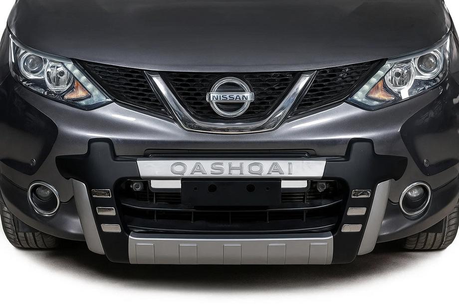 Nissan Qashqai 2014-2021 Front lip Libao 2014-2016 (plastic) Image