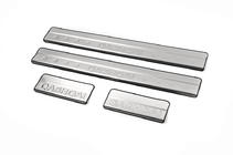 Nissan Qashqai 2014-2021 Door Sill Protectors Libao (4 pcs, Stainless Steel) photo 1