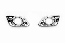 Nissan X-trail T32/Rogue 2014-2021 Chrome Fog Light Covers Libao (2 pcs, plastic) photo 5