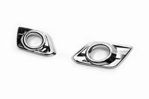 Nissan X-trail T32/Rogue 2014-2021 Chrome Fog Light Covers Libao (2 pcs, plastic) photo 6