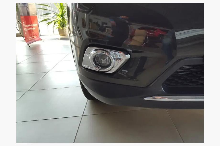 Nissan X-trail T32/Rogue 2014-2021 Chrome Fog Light Covers Libao (2 pcs, plastic) Image