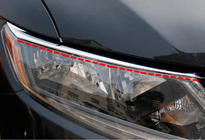Nissan X-trail T32/Rogue 2014-2021 Headlight Covers Libao 2014-2016 (2 pcs, plastic) photo 1