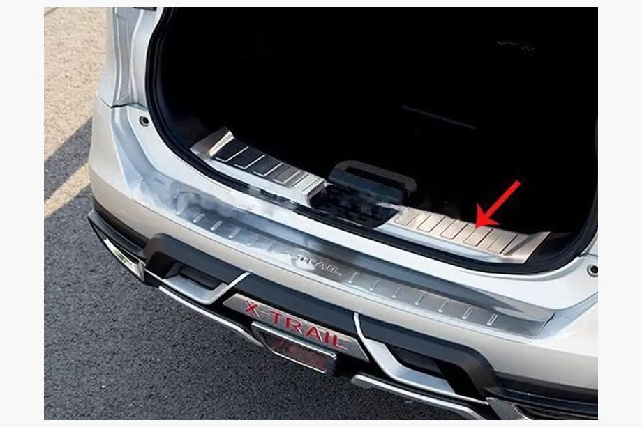 Nissan X-trail T32/Rogue 2014-2021 Trunk Sill Protector Libao (Stainless Steel) Photo 1
