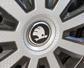Skoda Stickers for wheel center caps 54mm (4pcs) photo 1