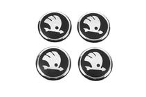 Skoda Stickers for wheel center caps 54mm (4pcs) photo 2
