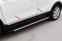 Opel Mokka 2012-2021 Door Moldings Libao (4 pcs, plastic) photo 1