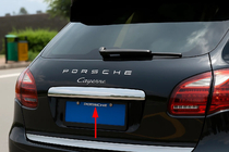 Porsche Cayenne 2010-2017 Trunk trim above license plate Libao (stainless steel) photo 1