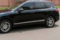 Porsche Cayenne 2010-2017 Door Moldings Libao (4 pcs, plastic) photo 1