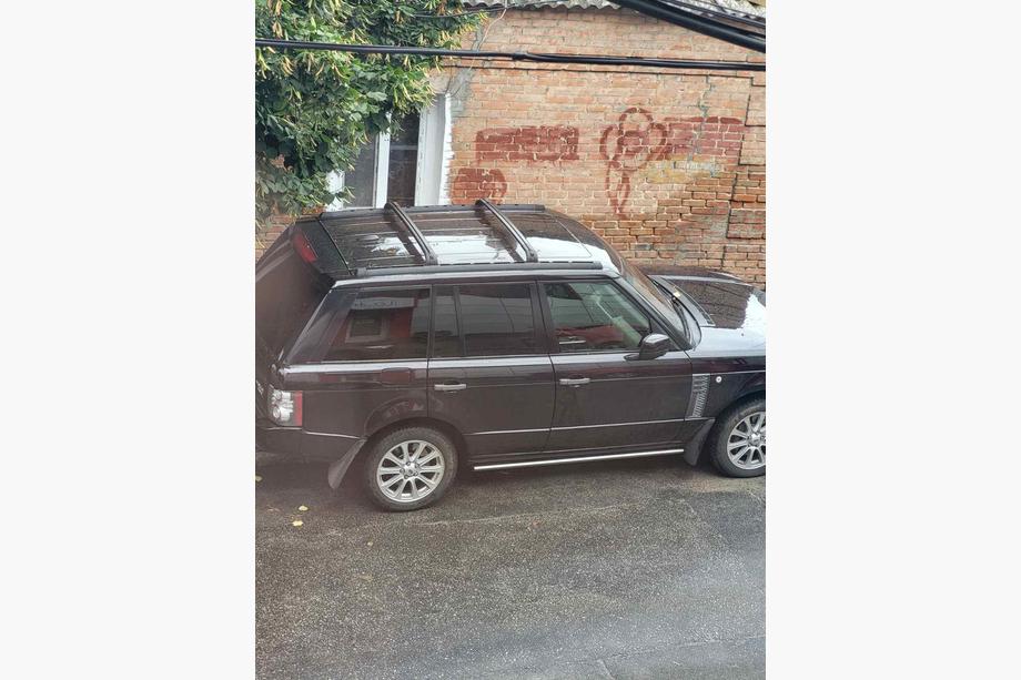 Range Rover III L322 2002-2012 Roof rails with crossbars OEM 2006-2012 (black) Image