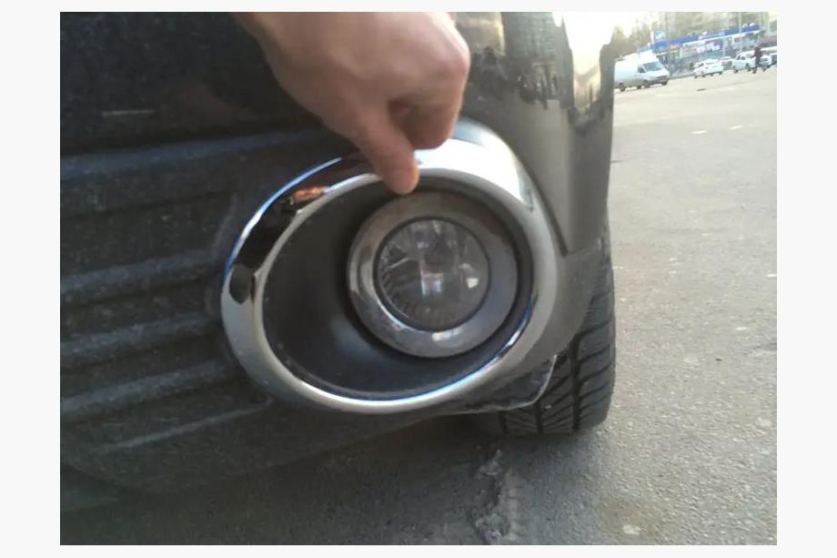 Subaru Forester 2008-2013 Chrome Fog Light Covers Libao 2010-2013 (2 pcs, plastic) Image