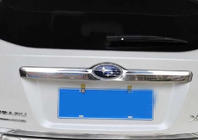 Subaru XV 2011-2017 Trunk trim above license plate Libao (stainless steel) photo 1