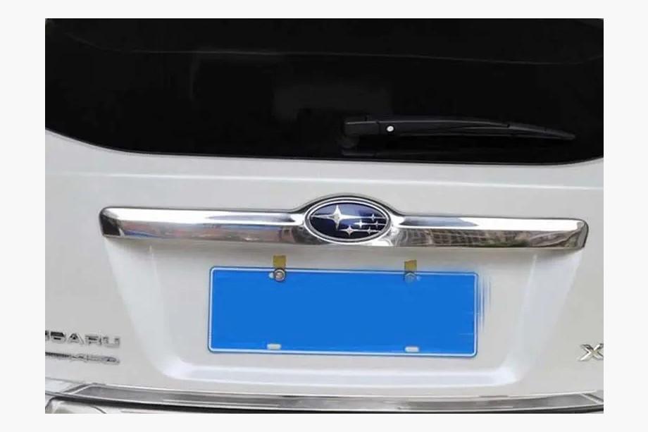 Subaru XV 2011-2017 Trunk trim above license plate Libao (stainless steel) Image