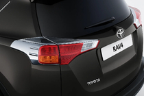 Toyota Rav 4 2013-2018 Chrome Tail Light Covers Libao V1 2013-2016 (2 pcs, plastic) photo 1
