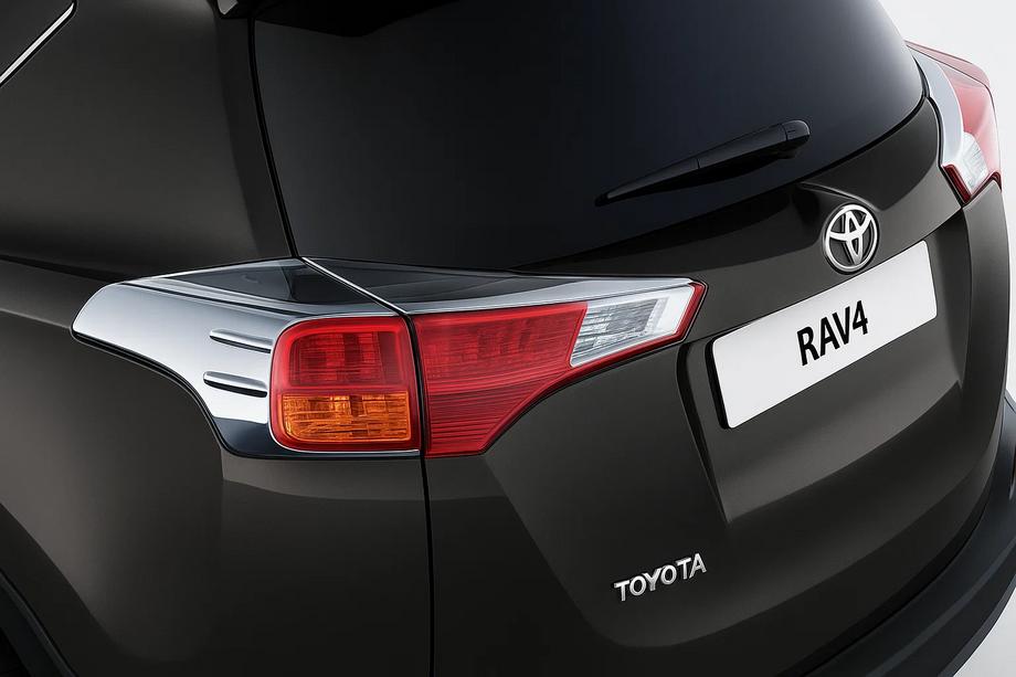 Toyota Rav 4 2013-2018 Chrome Tail Light Covers Libao V1 2013-2016 (2 pcs, plastic) Image