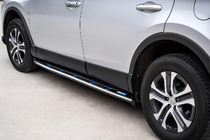 Toyota Rav 4 2013-2018 Side Steps OEM V4 (2016-2018, 2 pcs, Aluminum) photo 3