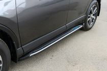 Toyota Rav 4 2013-2018 Side Steps OEM V4 (2016-2018, 2 pcs, Aluminum) photo 1