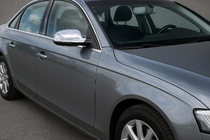 Audi A4 B8 2007-2015 Mirror Covers 2010-2015 (2 pcs, Stainless Steel) photo 1