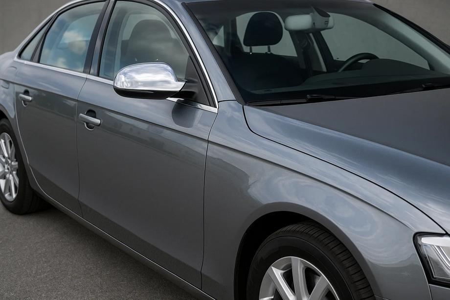 Audi A4 B8 2007-2015 Mirror Covers 2010-2015 (2 pcs, Stainless Steel) Image