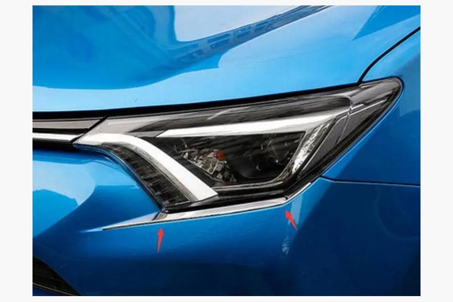 Toyota Rav 4 2013-2018 Headlight Lower Trim Libao 2016-2018 (2 pcs, plastic) Image