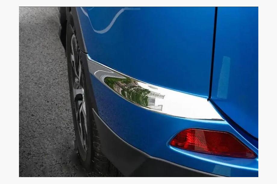 Toyota Rav 4 2013-2018 Rear Bumper and Trunk Chrome Trim Libao 2016-2018 (3 pcs, Stainless Steel) Photo 3