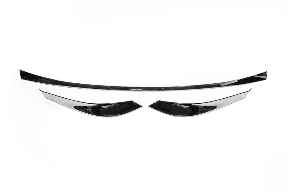 Toyota Rav 4 2013-2018 Rear Bumper and Trunk Chrome Trim Libao 2016-2018 (3 pcs, Stainless Steel) Photo 6