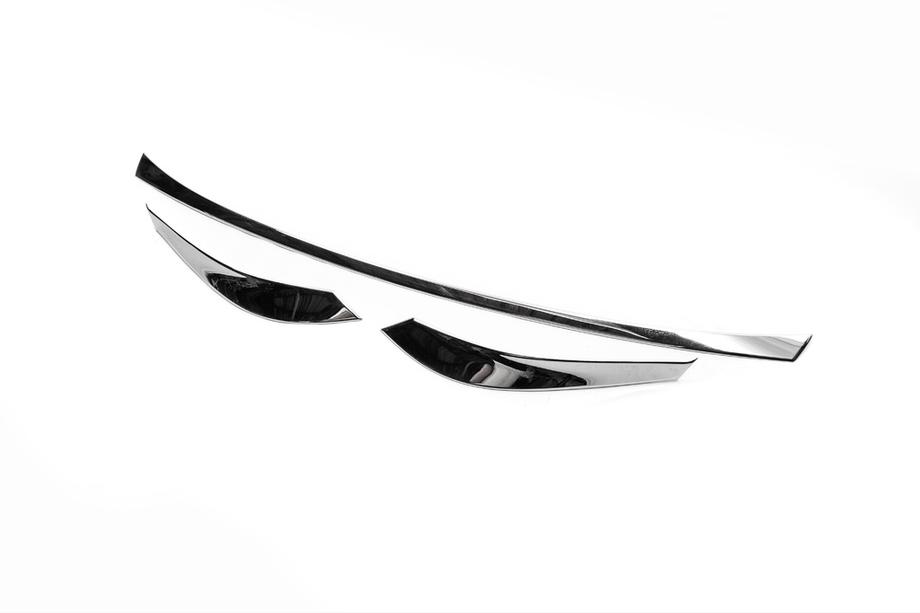 Toyota Rav 4 2013-2018 Rear Bumper and Trunk Chrome Trim Libao 2016-2018 (3 pcs, Stainless Steel) Photo 7
