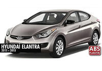 Hyundai Elantra (MD/UD) 2011-2015 Mirror covers with turn signal cutout BMW-style (2 pcs) photo 7