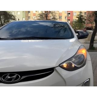 Mirror covers with turn signal cutout BMW-style (2 pcs) Hyundai Elantra (MD/UD) 2011-2015 photo 4