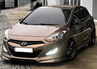 Hyundai I-30 2012-2017 Mirror covers with turn signal cutout BMW-style (2 pcs) photo 4