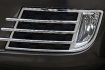 Volkswagen Tiguan 2007-2016 Chrome Fog Light Covers Libao 2011-2016 for Aziat (2 pcs, plastic) photo 2