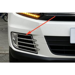 Chrome Fog Light Covers Libao 2011-2016 for Aziat (2 pcs, plastic) Volkswagen Tiguan 2007-2016 photo 1