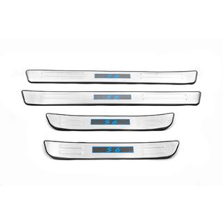 Libao LED Door Sill Plates (4 pcs, Stainless Steel) photo 2