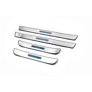 Libao LED Door Sill Plates (4 pcs, Stainless Steel) photo 1