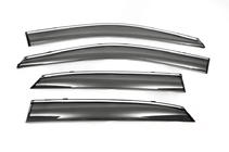 BYD S6 2010-2016 Chrome Window Deflectors (4 pcs, Libao) photo 1