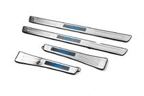 Chery Tiggo 1 2005-2016 Door Sill Plates Libao LED 2010-2014 (4 pcs, stainless steel) photo 2