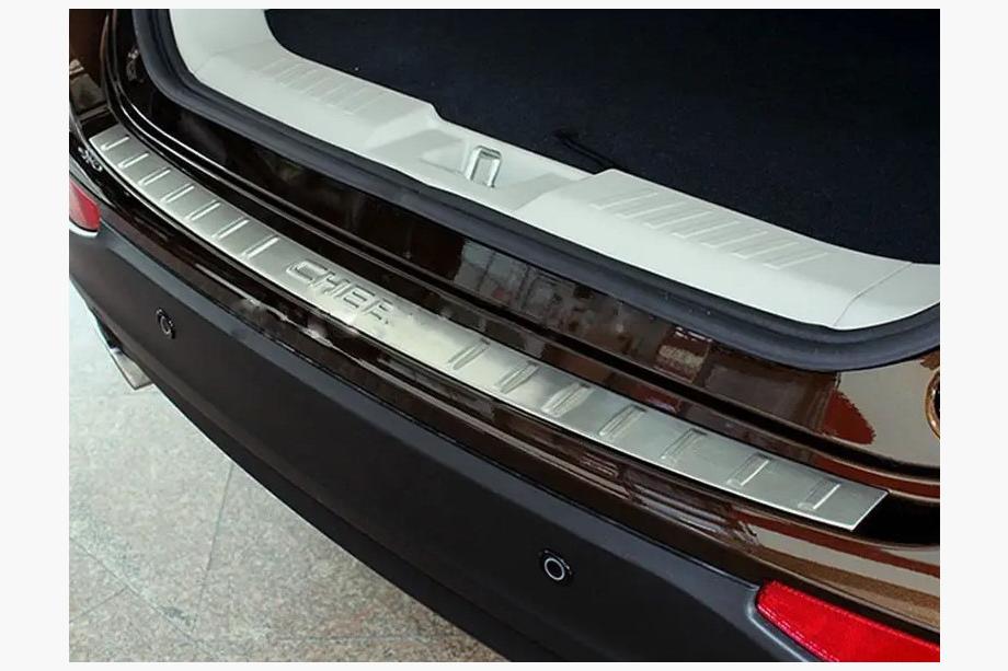 Chery Tiggo 5 2013- Rear Bumper Protector Libao Stainless Steel Image